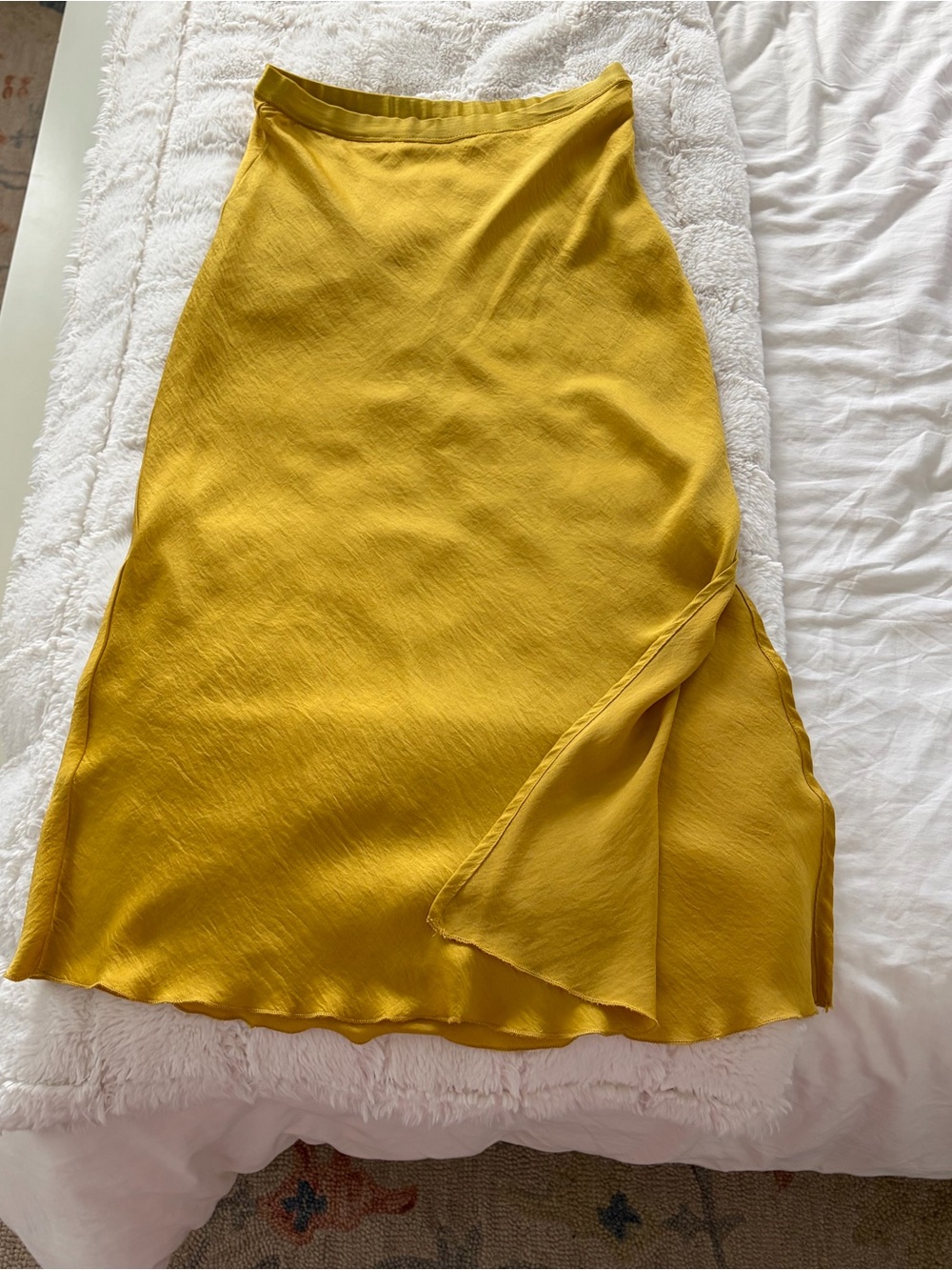 Dress Forum Skirt in Mustard Yellow